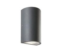 Applique da Esterno a LED 2 a Mezzotubo Sovil Trump Grigio