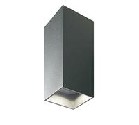 Applique a LED Sovil quadrata per esterno 12W 4000K Grigio 99148/16