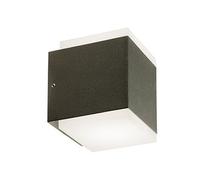 Sovil Illuminazione Applique TANGO Doppia – Alluminio pressofuso, 7W+7W LED 4000K – Grafite