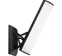 Applique da esterno a LED ALU trama terrazza facciata grigio chiaro orientabile Globo 34185