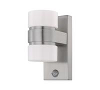 Applique da esterno a led moderno con sensore silver GL0711