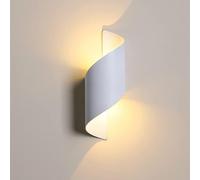 Applique Da Esterno A Led Su E Giù Illuminazione Impermeabile Giardino Villa Luce Paesaggio Luce Hall Luce Camera Da Letto Hotel Luce Da Comodino Luce Corridoio Interno (Bianco)