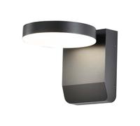 Applique da esterno, applique da facciata, elementi mobili, nero, alluminio, IP65