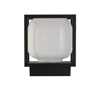 Applique Da Esterno Atene Alluminio Bianco Policarbonato Nero Led 9W 3000K [EEK: A++]