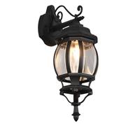 Applique da Esterno Attacco E27 in Alluminio Nero Opaco