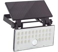 Applique da esterno - BRILLIANT - LUTON - LED e solare - Rilevatore di movimento - Plastica e metallo - 4 W - Nero