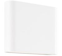 Applique da esterno - BRILLIANT - WELBIE - Metallo e vetro - Bianco - LED 7W integrato
