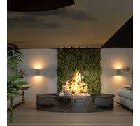 Applique da esterno Calex GU10, up/down, altezza 15 cm, nero Calex