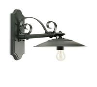 Applique Da Esterno Contemporanea Antique Alluminio E Ceramica Grigio 1 Luce E27