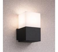 APPLIQUE DA ESTERNO CUBO IP44 GIARDINO DA 12W CON ATTACCO E27 BIANCO NERO [EEK: A]