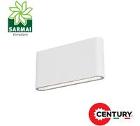 Applique da esterno e interno luce LED 4000k 820 lumen 12 watt century forma