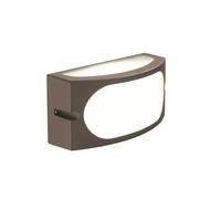 Sovil Illuminazione Lampada da parete DIVE - Applique E27 Alluminio Marrone da esterno