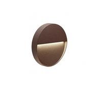Sovil Illuminazione Applique segna-passi Geo Round 3W LED 4000K Caffè
