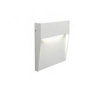 Applique Da Esterno Geo Square Alluminio E Termoplastica Bianco Led 6W 4000K [EEK: A++]