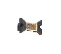 Applique da Esterno, Illuminazia Led da 8W Verso L'Alto e Verso il Basso, Impermeabile Ip65, in Acciaio Inossidabile e Vetro Di Cristallo,Da da Parete, Luce Bianca Calda per Portico, Patio, Ingresso,