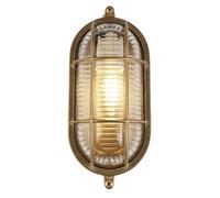 Applique Da Esterno Industrial-Nordico Paratia Ottone 1 Luce E27