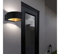 Applique Da Esterno Lampada Da Giardino LED Nera Opaca UP & DOWN IP54