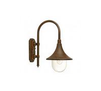 Applique da giardino Sovil attacco E27 in basso colore Rugine 347/11