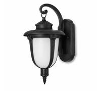 APPLIQUE DA ESTERNO LANTERNA NERA PARETE E27 MAX 60W CLASSICA GIARDINO IP44 A3-S