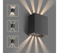 APPLIQUE DA ESTERNO LED ALLUMINIO APPLIQUE PARETE ESTERNO EFFETTO LUCE MODERNO