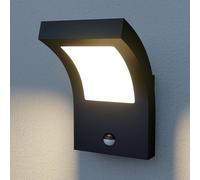 Applique da esterno LED Arcchio Advik, antracite, IP54, con sensore Arcchio