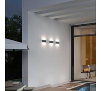 Applique da esterno LED CMD 9070, 17 cm, antracite, IP54, up/down CMD