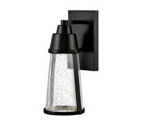 Applique Da Esterno LED GU10 IP44 3000 K Alta 30,7 Cm Nera Lampada Downlight