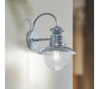 Applique da esterno Lindby Celinor, argento, acciaio, E27 LINDBY