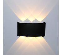 Applique da Esterno Moderna a Led, Faretto Impermeabile Ip67, Luce Bianca Calda 3000K, Ideale per Giardino, Patio e Spazi Esterni (Bianca)/Bianco