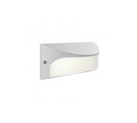 Applique Da Esterno Moderna Dome Alluminio E Termoplastica Bianco Led 10W 4000K