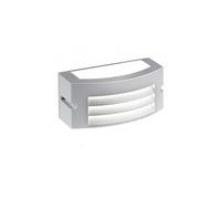 Applique in alluminio pressofuso KOBE APPLIQUE ALETTE 10W LED 4000K Dimensioni 22x10xh10 cm Diffusore in termoplastico opalino colore ALLUMINIO ALLUMINIO