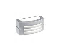 Applique in alluminio pressofuso KOBE APPLIQUE ALETTE 10W LED 4000K Dimensioni 22x10xh10 cm Diffusore in termoplastico opalino colore ALLUMINIO ALLUMINIO