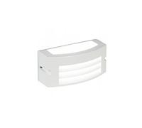 Applique Da Esterno Moderna Kobe Alluminio E Termoplastica Bianco Led 10W 4000K