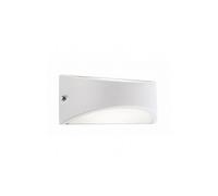 Applique Da Esterno Moderna Lhasa Alluminio E Termoplastica Bianco Led 10W 4000K