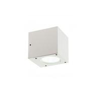 Applique in alluminio pressofuso LULA APPLIQUE MONO Dimensioni 9x9xh 10,7 Diffusore in vetro trasparente 6W LED 3000K colore BIANCO BIANCO