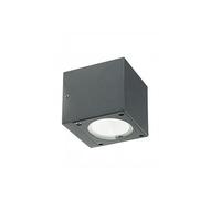 Applique Da Esterno Moderna Lula Alluminio E Vetro Grigio Led 6+6W 3000K