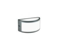 Applique Da Esterno Moderna Petit Alluminio E Termoplastica Grigio Led 10W 4000K