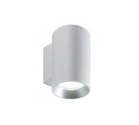 Applique Da Esterno Moderna Show Alluminio E Vetro Bianco Led 20+20W 3000K