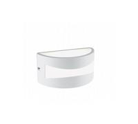 Applique Da Esterno Moderna Tibet Alluminio E Termoplastica Bianco Led 10W 4000K