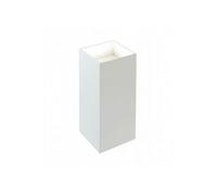 Applique Da Esterno Moderna Tower Alluminio E Vetro Bianco Led 6,6W 3000K