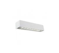 Applique Da Esterno Moderna Unit Alluminio E Vetro Bianco Led 9W 4000K [EEK: A++]