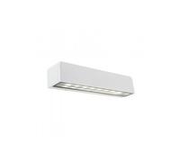 Applique Da Esterno Moderna Unit Alluminio E Vetro Bianco Led 9W 4000K