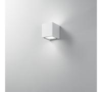 Applique Da Esterno Moderno Totem Bianco 2 Luci
