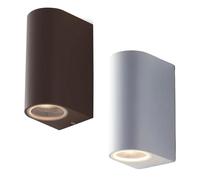 APPLIQUE BIEMISSIONE ONE CORTEN 2 LUCI ATTACCO GU10 IP54 6,7X9,3X13CM