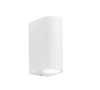 Applique da esterno ONE in alluminio bianco biemissione 13 cm IP54