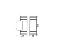 Applique da esterno OSRAM ENDURA CLASSIC IVE, grigio scuro, IP65 Osram