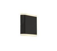 Applique Da Esterno Stratford Alluminio Bianco Policarbonato Nero Led 4W 4000K [EEK: A++]