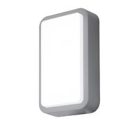 Applique da giardino Eglo argento con sorgente LED integrata da 12 W