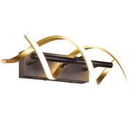 Applique da Interno a LED in Alluminio Ottone Opaco