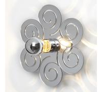 Applique da Muro ARICCIA 26x8.5xh 26 cm Colore Cromolite cromo